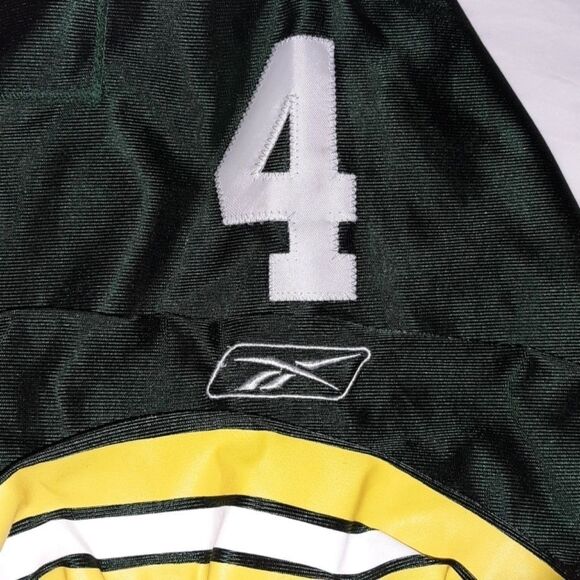 Reebok On Field Stitched Packers Jersey 54‎ Favre 4 - Picture 5 of 7